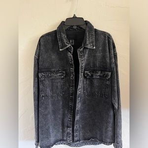 Denim button up shirt